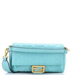 Fendi Baguette Nm Bag Zucca Embossed #254414F21B